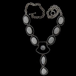 18” sterling silver and shell necklace